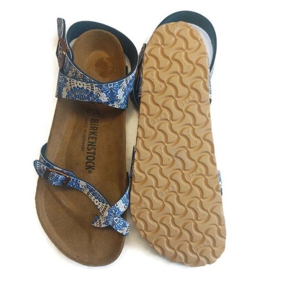 Birkenstock Shoes Birkenstock Yara Strappy Cork Footbed Leather